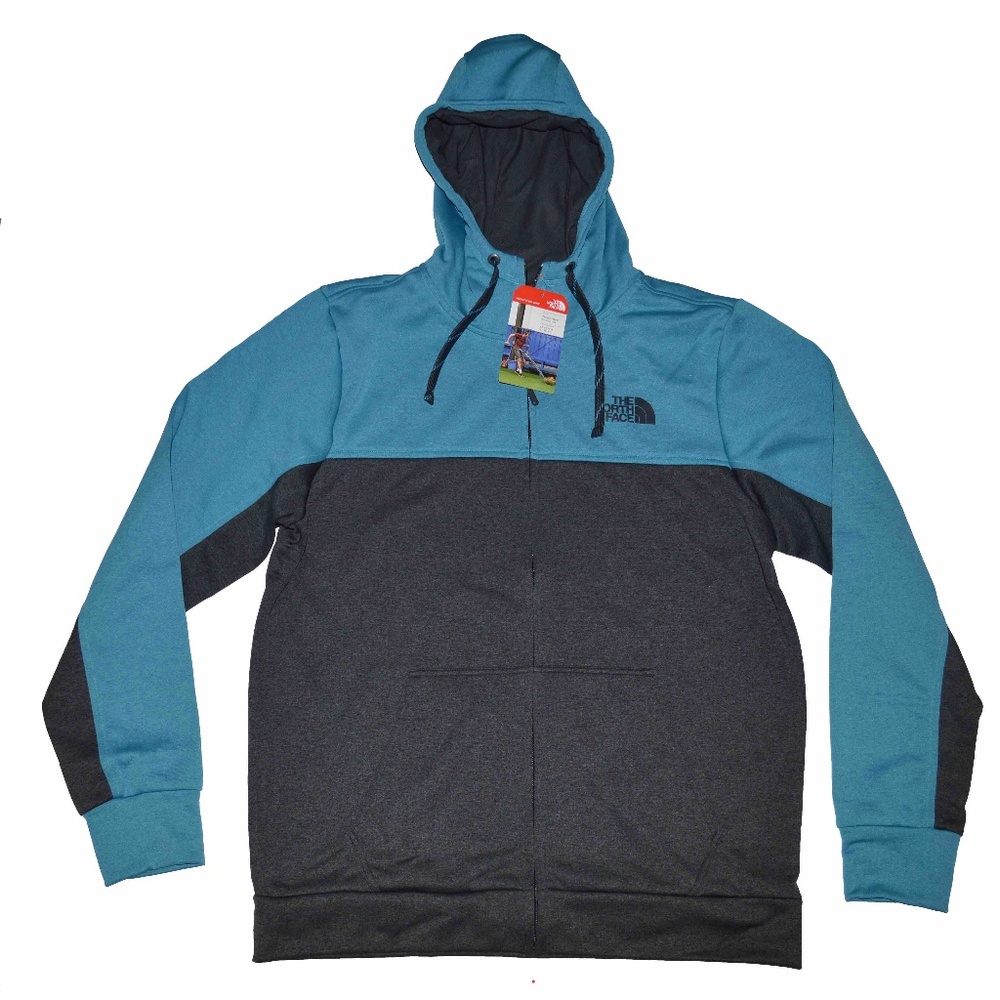 The North Face Blue and Black Hoodie